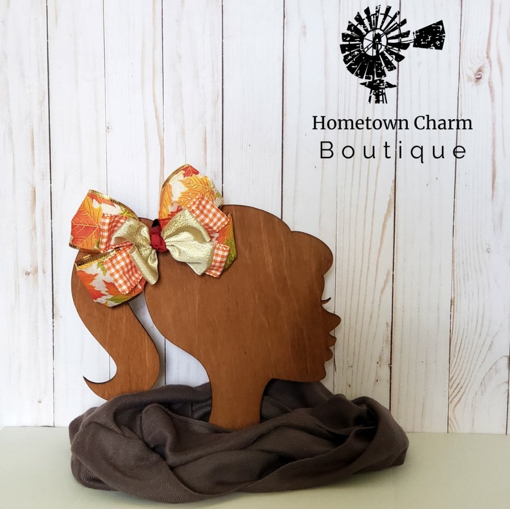 Fall Leaves Hair Bow
